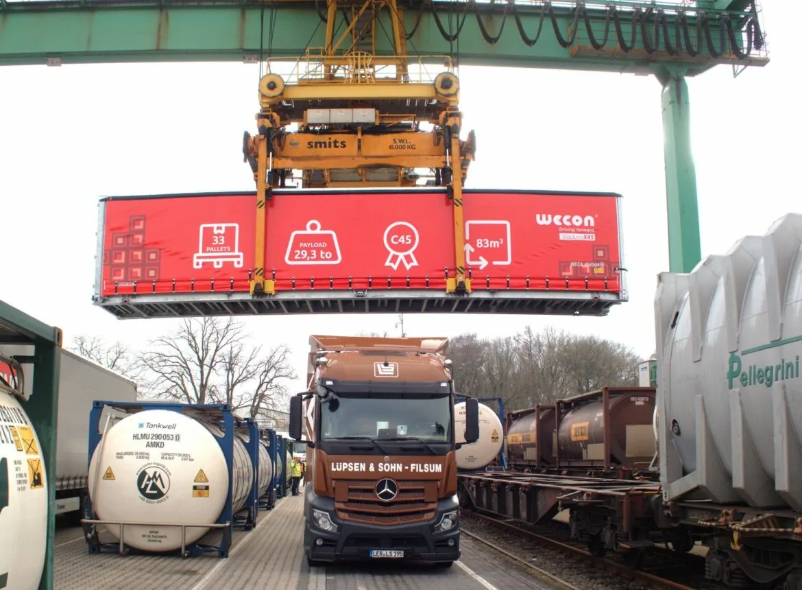 Erfolgreicher Pilottransport im Kombinierten Verkehr